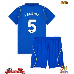 Chelsea Maxence Lacroix #5 Replica Home Stadium Kit for Kids 2026-27 Short Sleeve (+ pants)
